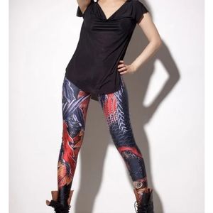 Blackmilk Phoenix Leggings Sz Large